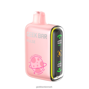 Geek Bar Pulse 15k engangs vape RXT24R57 lyserød limonade - Geek Bar Puff