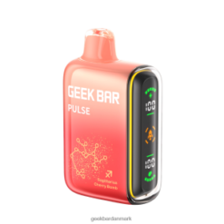 Geek Bar Pulse 15k engangs vape RXT24R59 skyttekirsebærbombe - Geek Bar Denmark