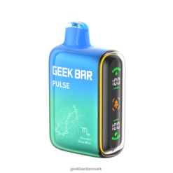 Geek Bar Pulse 15k engangs vape RXT24R60 skorpion blå mynte - Buy Geek Bar Online